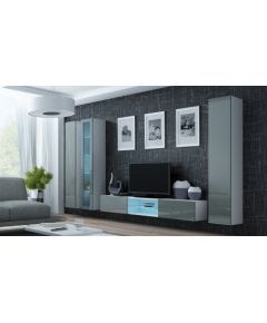 Cama Meble Cama Living room cabinet set VIGO 17 white/grey gloss