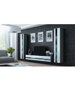 Cama Meble Cama Living room cabinet set VIGO NEW 3 grey/white gloss