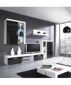 Cama Meble Cama living room storage set SAMBA A white/black gloss