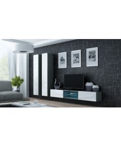 Cama Meble Cama Living room cabinet set VIGO 19 grey/white gloss