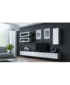 Cama Meble Cama Living room cabinet set VIGO 11 grey/white gloss
