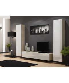 Cama Meble Cama Living room cabinet set VIGO 4 sonoma/white gloss
