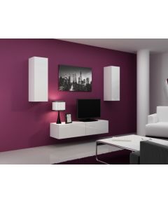 Cama Meble Cama Living room cabinet set VIGO 7 white/white gloss