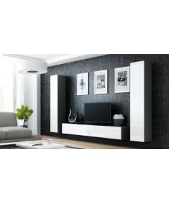 Cama Meble Cama Living room cabinet set VIGO 4 grey/white gloss
