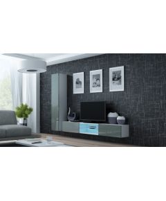 Cama Meble Cama Living room cabinet set VIGO 21 white/grey gloss