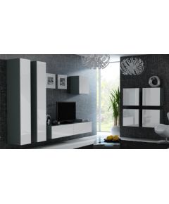 Cama Meble Cama Living room cabinet set VIGO 24 grey/white gloss