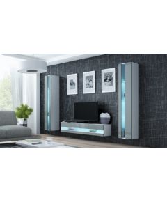 Cama Meble Cama Living room cabinet set VIGO NEW 12 white/grey gloss