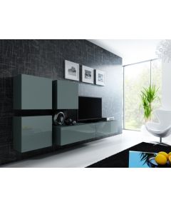 Cama Meble Cama Living room cabinet set VIGO 23 grey/grey gloss
