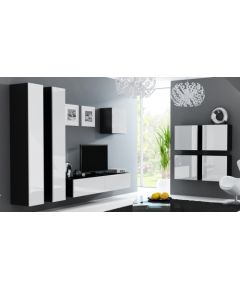 Cama Meble Cama Living room cabinet set VIGO 24 black/white gloss