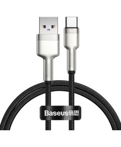 Cable USB2.0 A plug - USB C plug 1.0m black 66W Cafule BASEUS