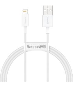 Kabelis USB2.0 A spraudnis - IP Lightning spraudnis 1.0m balts Superior series BASEUS