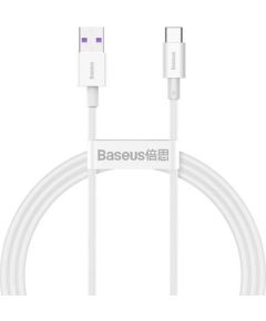 Кабель USB2.0 A штекер - USB C штекер 66W 1,0m белый Superior серия BASEUS