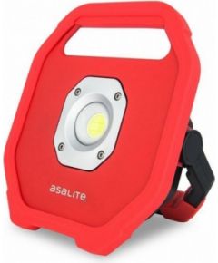 RECHARGEABLE 10W LED Worklamp, 1100lm, 2x18650 (2400mAh), IPX4, Premium ASALITE