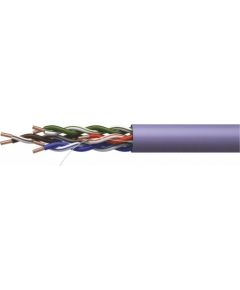 Кабель UTP CAT5e 4x2x0,5mm, цельный, медный, LSZH изоляция Dca lilla EMOS