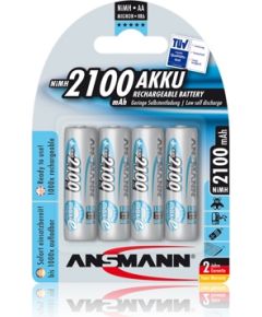 Akumulators R6 (AA) 1.2V 2100mAh Ni-Mh ANSMANN (4 gab.iepakojums)