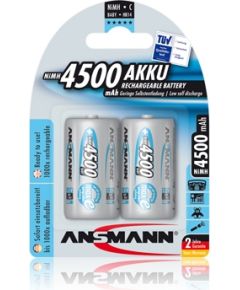 Akumulators R14 (C) 1.2V 4500mAh Ni-Mh ANSMANN (2 gab.iepakojums)