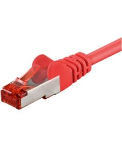 Goobay Patch kabelis FTP CAT6e LAN ar savienojumiem sarkans10.0m