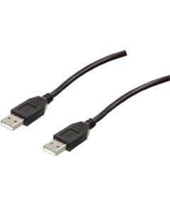 Goobay Kabelis USB2.0 AM - USB AM uzgalis 3m, melns