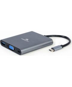 I/O ADAPTER USB-C TO HDMI/USB3/6IN1 A-CM-COMBO6-01 GEMBIRD