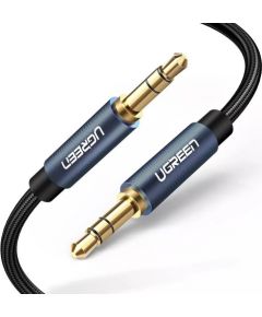 UGREEN AV122 audio kabelis 3.5mm AUX 1.5m zils