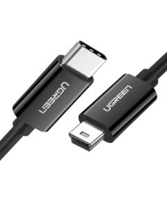 USB-C to Mini USB Cable UGREEN US242, 1m (black)