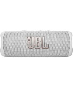 JBL Flip6 Portable Waterproof Speaker - White portatīvā skanda