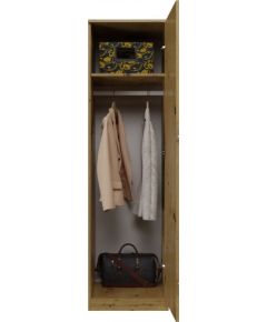 Top E Shop Topeshop SD-50 ARTISAN KPL bedroom wardrobe/closet 5 shelves 1 door(s) Oak