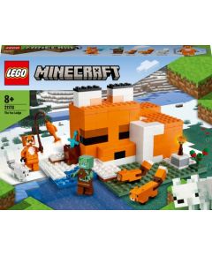 LEGO Minecraft The Fox Lodge Lapsu māja (21178)