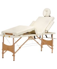 Bodyfit Stół, łóżko do masażu 4 segmentowe beżowe (642)