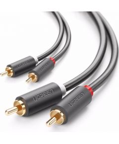 UGREEN AV104 2x RCA (Cinch) to 2x RCA (Cinch) Cable 1m (black)