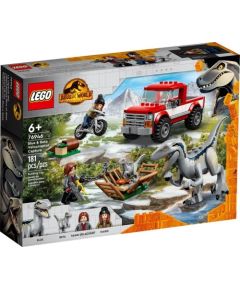 LEGO Jurassic World Velociraptoru Blū un Betas notveršana 76946