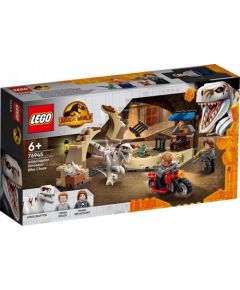 LEGO  Jurassic World Atrociraptors: pakaļdzīšanās ar motociklu 76945