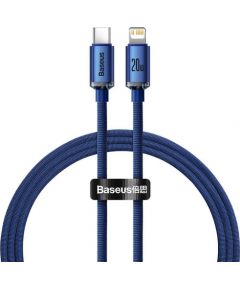 Baseus Crystal cable USB-C to Lightning, 20W, 1.2m (blue)