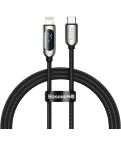 USB-C cable for Lightning Baseus Display, PD, 20W, 1m (black)