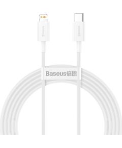 Baseus Superior Series Cable USB-C to Lightning, 20W, PD, 2m (white)