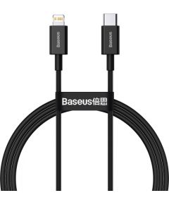 Baseus Superior Series Cable USB-C to iP, 20W, PD, 1m (black)