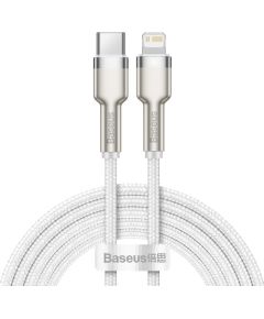 USB-C cable for Lightning Baseus Cafule, PD, 20W, 2m (white)