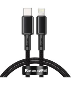 Baseus High Density Braided Cable Type-C to Lightning, PD,  20W, 2m (Black)