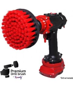 Профессиональная щетка Premium Drill Brush - жесткий, красный, 13цм.