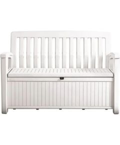 Keter Uzglabāšanas sols Patio Storage Bench 227L balts