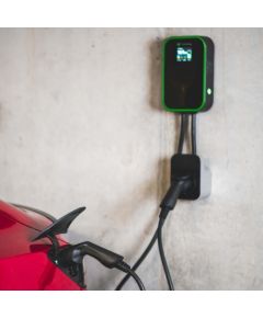 Green Cell EV Charger PowerBox 22kW charger with Type 2 socket and RFID for charging electric cars and Plug-In hybrids, 32 A