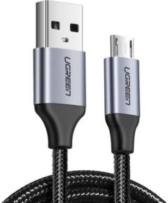 UGREEN micro USB Cable QC 3.0 2.4A 0.25m (Black)