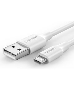 Micro USB cable UGREEN QC 3.0 2.4A 1.5m (white)