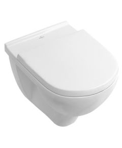 Villeroy &amp; Boch  s O.novo Rimless, stiprināms pie sienas, 360x560 mm, ar vāku QR/SC, balts Подвесные