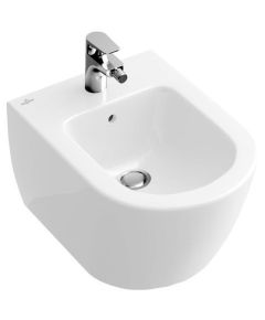 Villeroy &amp; Boch bidē Subway 2.0, stiprināms pie sienas, 370x565 mm, balts