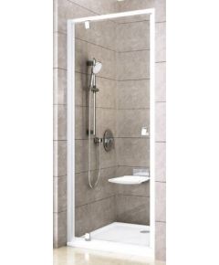 Ravak dušas durvis PDOP1, 900 mm, h=1900, satīns/caurspīdīgs stikls