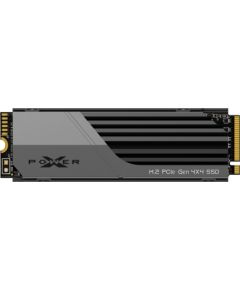 SILICON POWER PCIe Gen 4x4 XS70 Internal solid state drive SSD 2TB M.2 2280 NVMe 1.4 (SP02KGBP44XS7005) Black, Grey