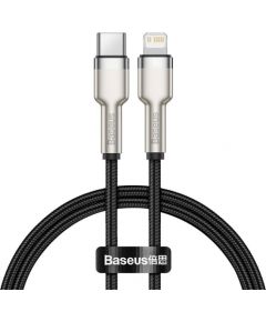 USB-C cable for Lightning Baseus Cafule, PD, 20W, 0,25m (black)