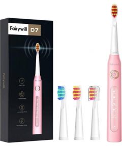 FairyWill Sonic toothbrush with head set 507 (pink)