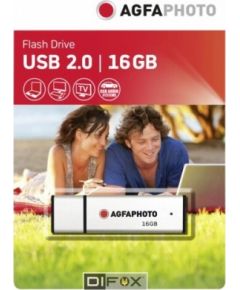 AgfaPhoto USB 2.0 silver    16GB USB Flash atmiņas